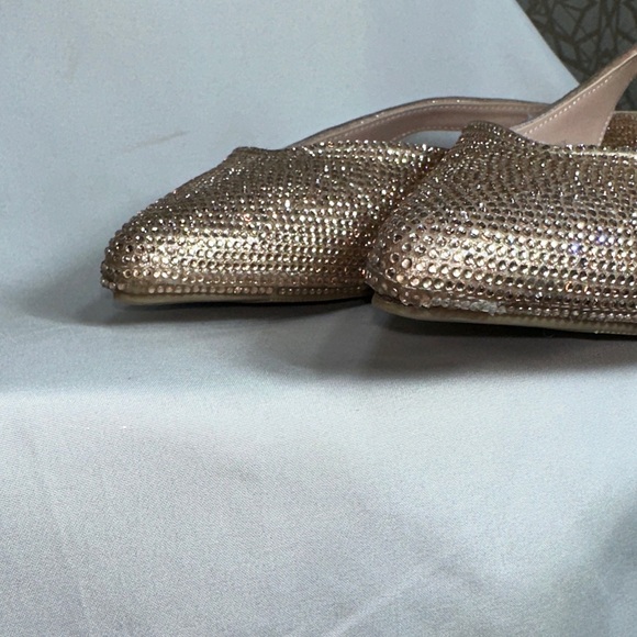 Madden Girl Metallic Slingback Flats - Picture 15 of 15